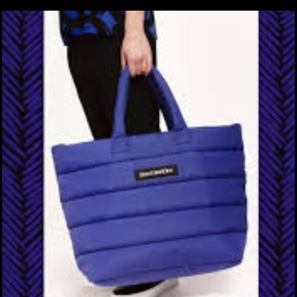 Marimekko Handbags - MARIMEKKO ISO Milla.Blue Puffer Tote Bag